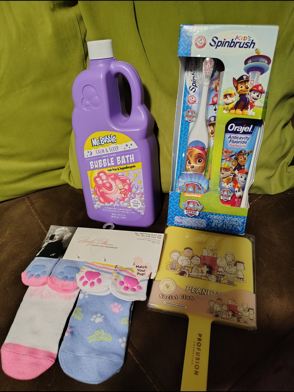 Kids Bundle-Paw Patrol, Peanuts, Mr. Bubble Etc...